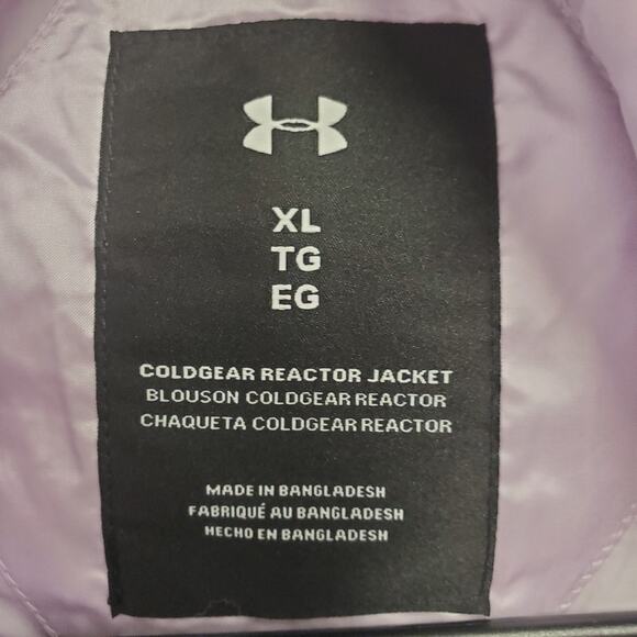 Under Armour ColdGear Reactor Performance Jacket Women's XL NWT Lilac Purple - Picture 5 of 9